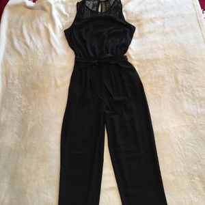 Forever 21 Jumpsuit, lace top, black, BNWOT sz S